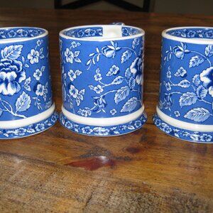 James Sadler Blue "Afternoon Tea" Cups /Mugs
